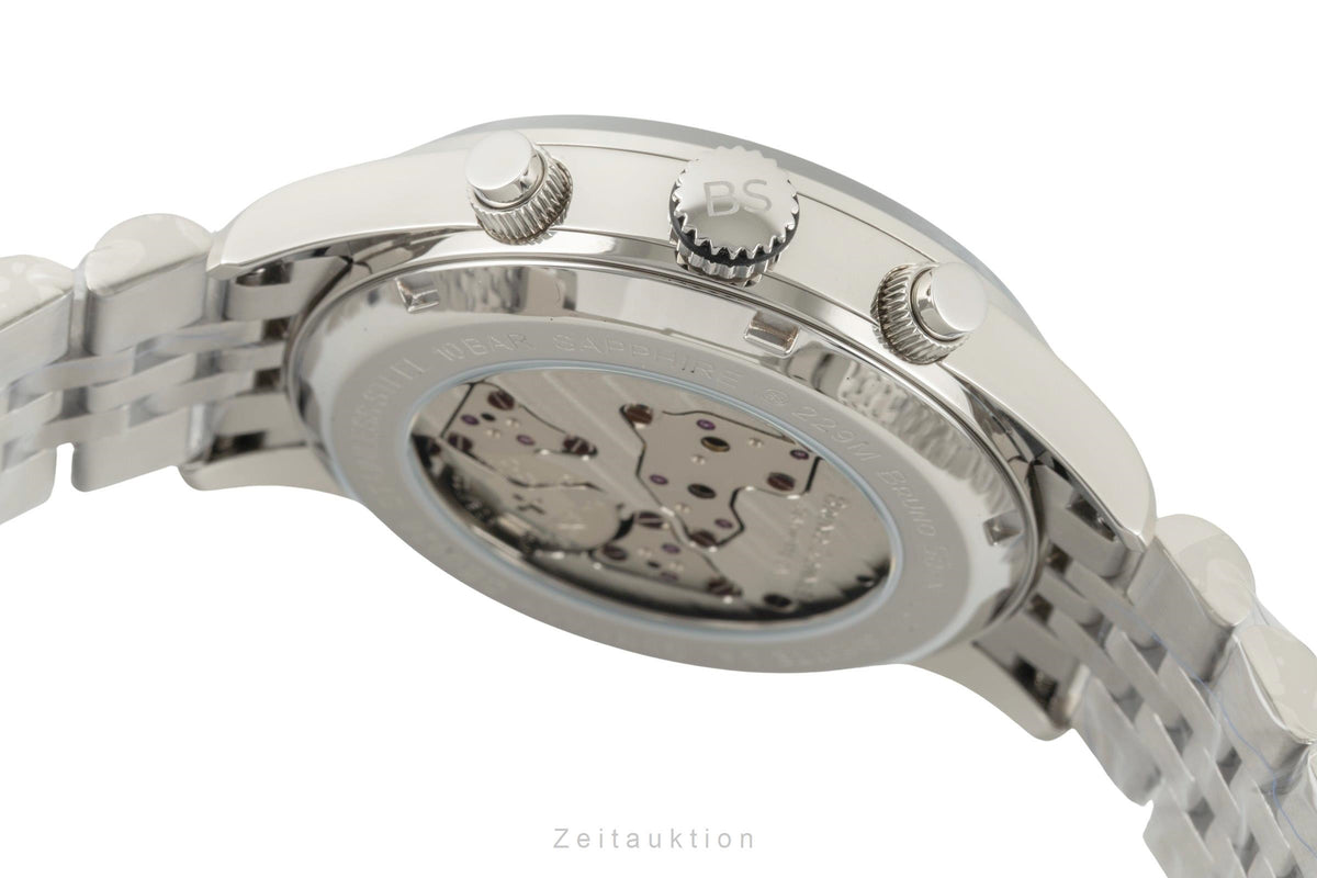 Bruno Söhnle Glashütte Turin Chronograph Stahl Quarz Herrenuhr Ref. 17-13229-240 [2605796]