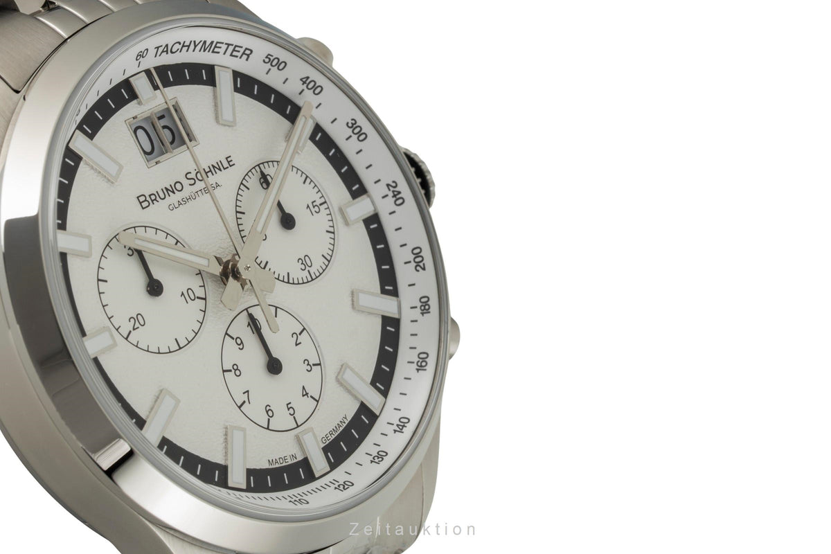 Bruno Söhnle Glashütte Turin Chronograph Stahl Quarz Herrenuhr Ref. 17-13229-240 [2605796]