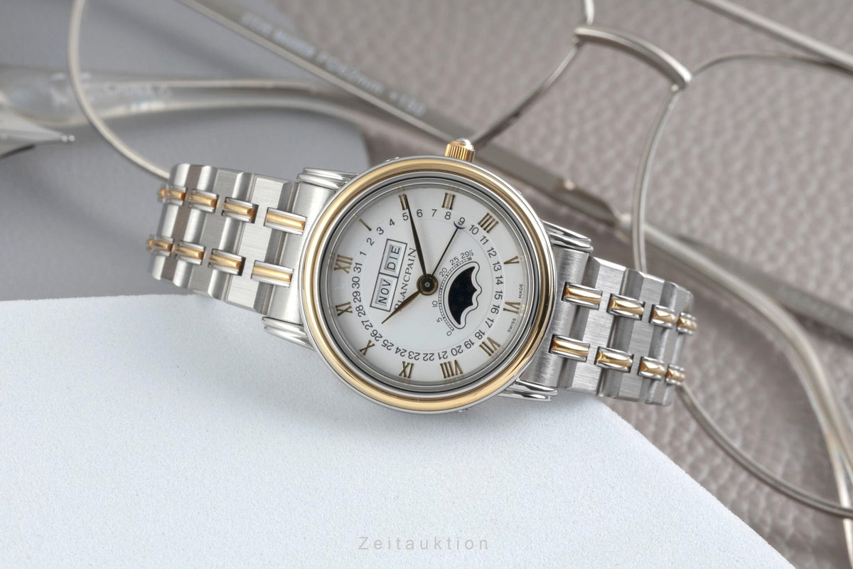 Blancpain Villeret acier / or  automatique montre pour femmes 6395-1318  [2605798]