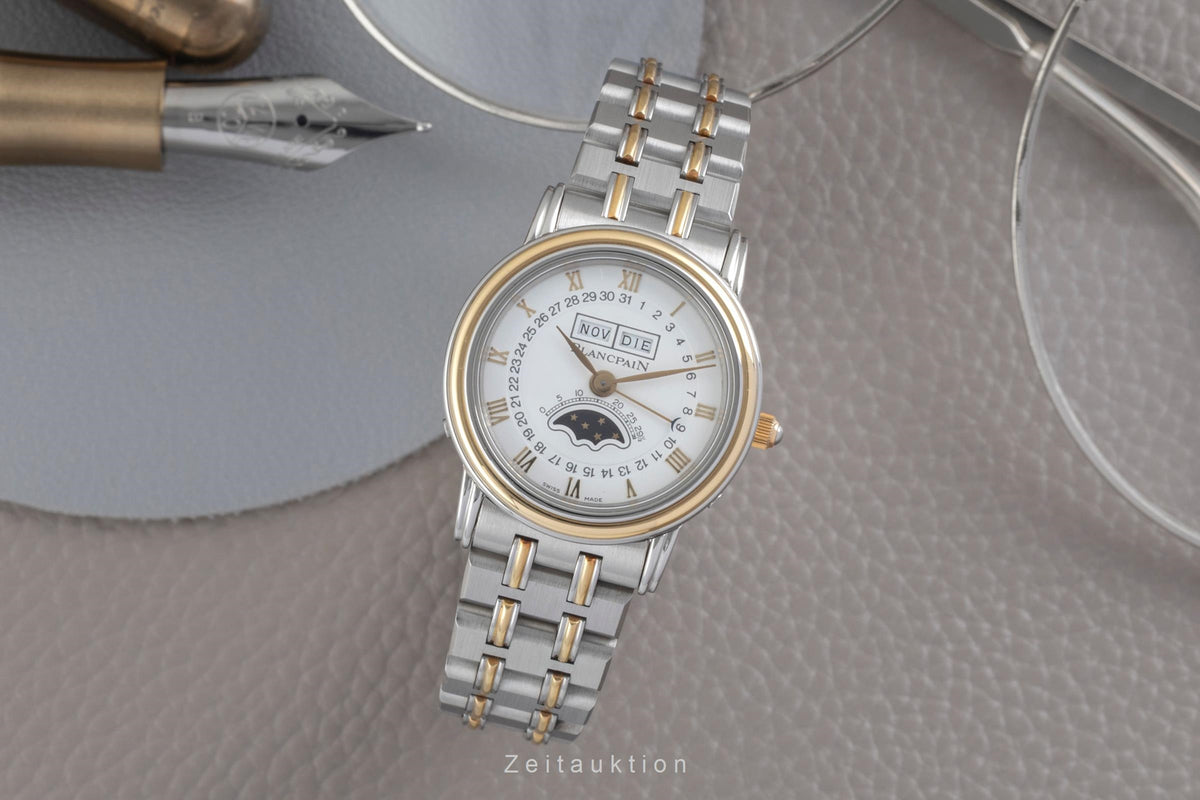 Blancpain Villeret acier / or  automatique montre pour femmes 6395-1318  [2605798]