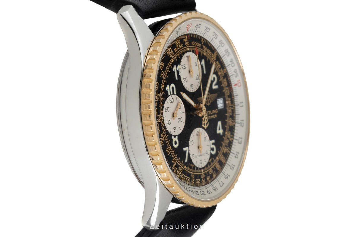 Breitling Navitimer chronograph steel / gold automatic men's watch D13022  [2605802]
