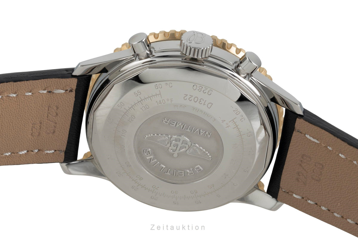Breitling Navitimer chronograph steel / gold automatic men's watch D13022  [2605802]