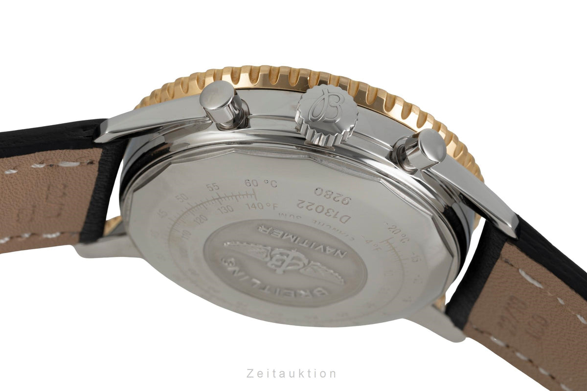 Breitling Navitimer chronograph steel / gold automatic men's watch D13022  [2605802]