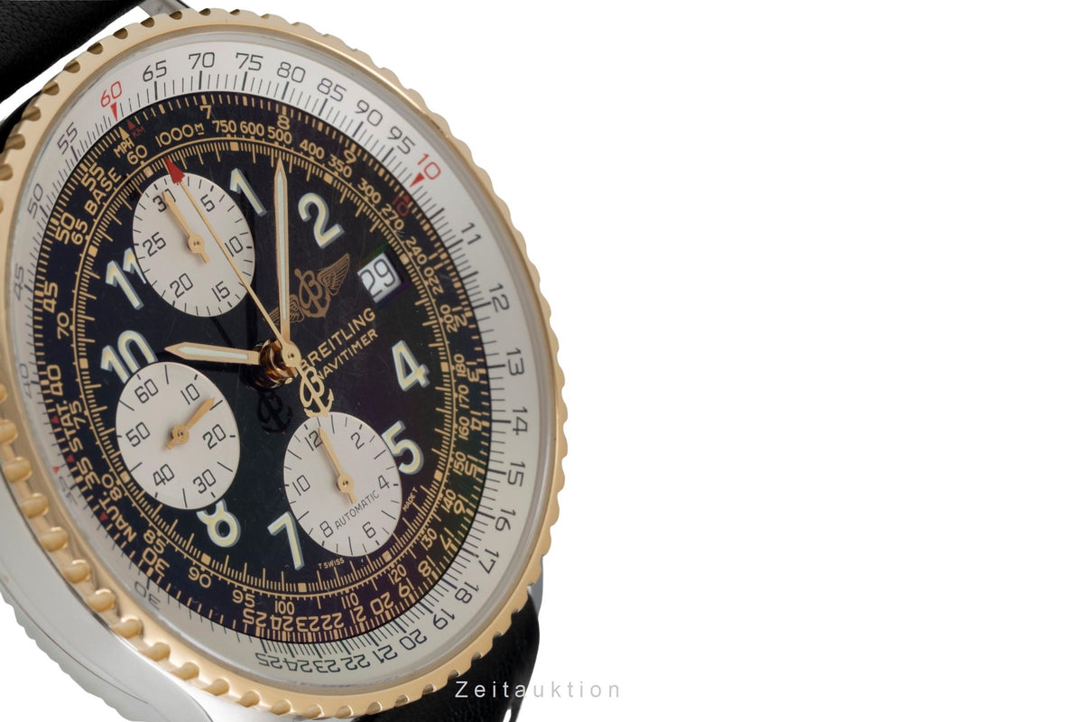 Breitling Navitimer chronograph steel / gold automatic men's watch D13022  [2605802]