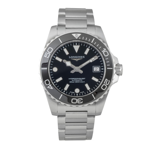Longines Hydro Conquest steel automatic men's watch L3.779.4.56.6 LP: 2150EUR  [2605803]
