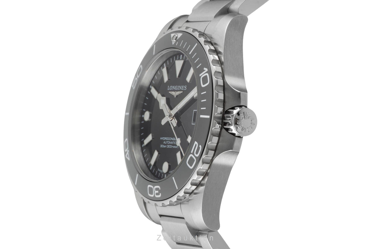 Longines Hydro Conquest steel automatic men's watch L3.779.4.56.6 LP: 2150EUR  [2605803]