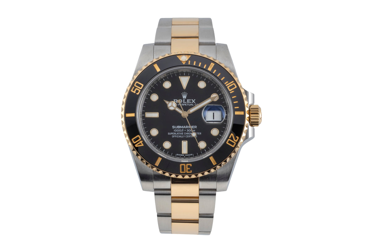 Rolex Submariner acier / or  automatique montre pour hommes 116613LN  [2605804]