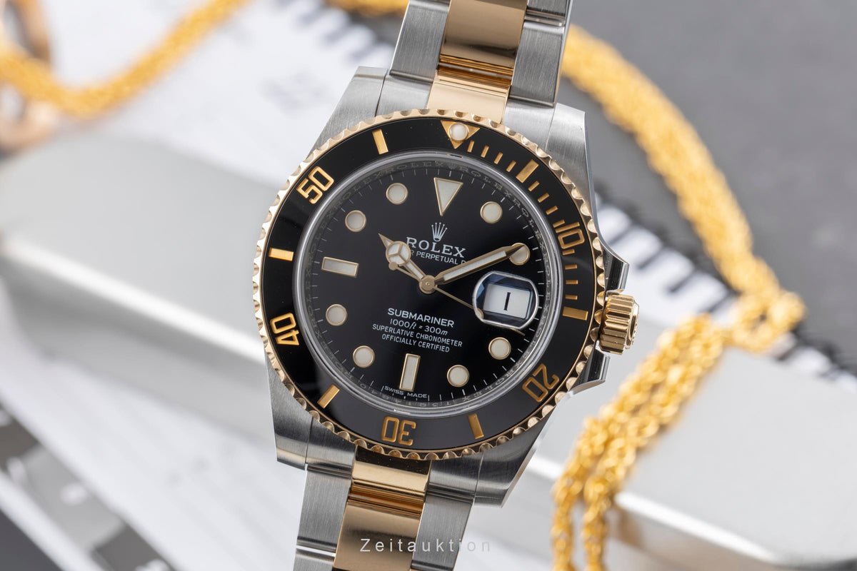 Rolex Submariner acero / oro automático reloj para caballeros 116613LN  [2605804]