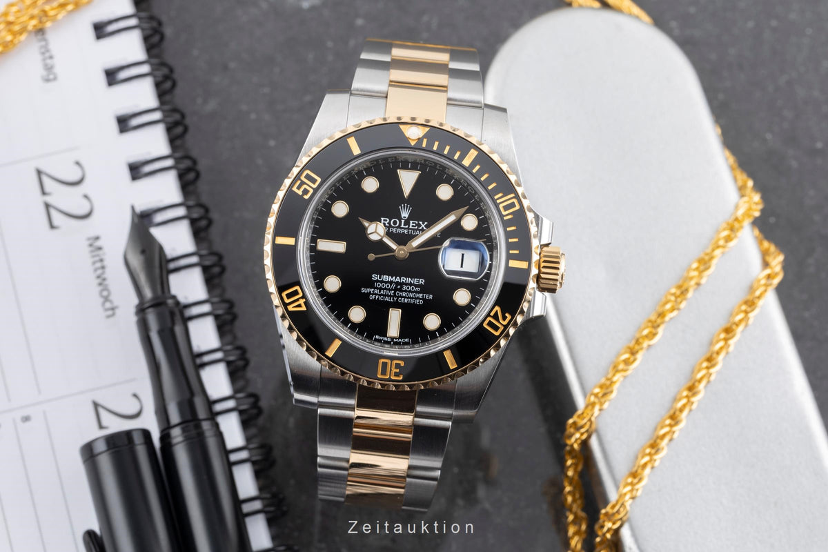 Rolex Submariner acero / oro automático reloj para caballeros 116613LN  [2605804]