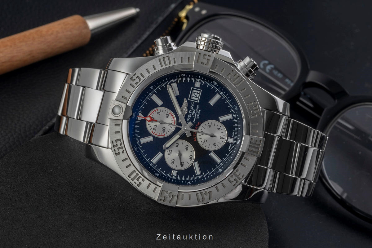 Breitling Super Avenger II Chronograph Stahl Automatik Ref. A1337111/BC29 B&P [2605805]
