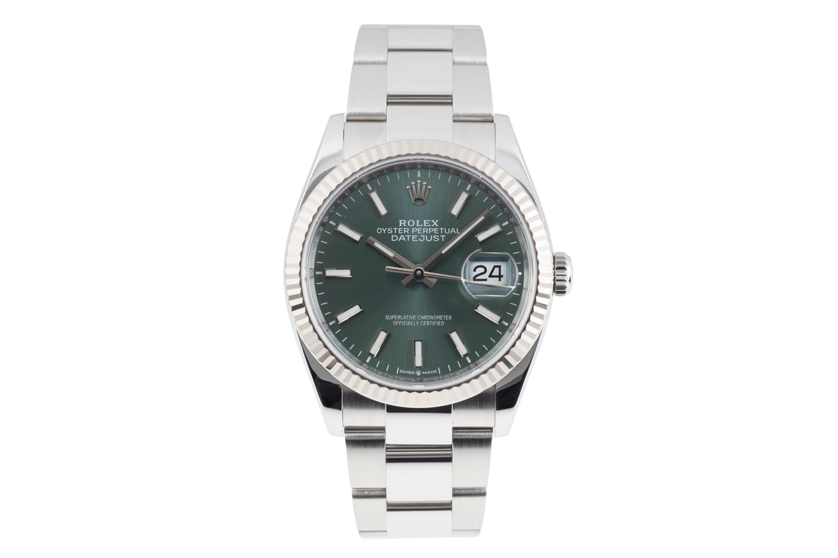 Rolex Datejust steel / white gold automatic men's watch 126234  [2605806]
