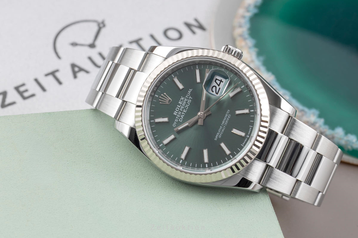Rolex Datejust acero / oro blanco automático reloj para caballeros 126234  [2605806]
