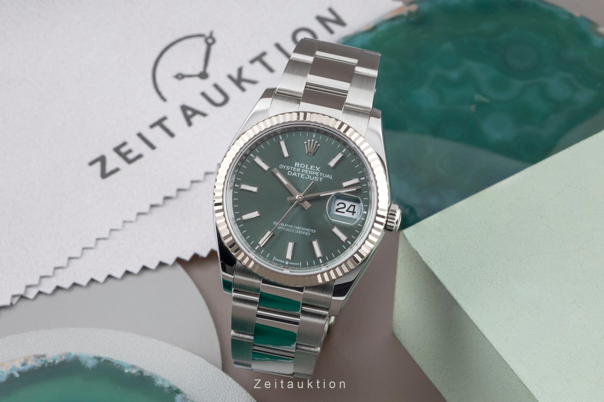 Rolex Datejust acero / oro blanco automático reloj para caballeros 126234  [2605806]