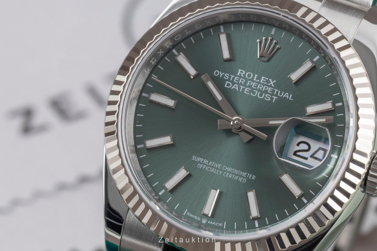 Rolex Datejust acero / oro blanco automático reloj para caballeros 126234  [2605806]
