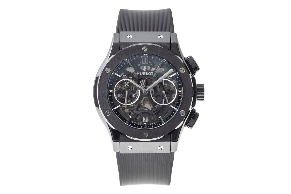 Hublot Classic Fusion chronograph ceramic automatic men's watch 525.CM.0170.RX  [2605810]