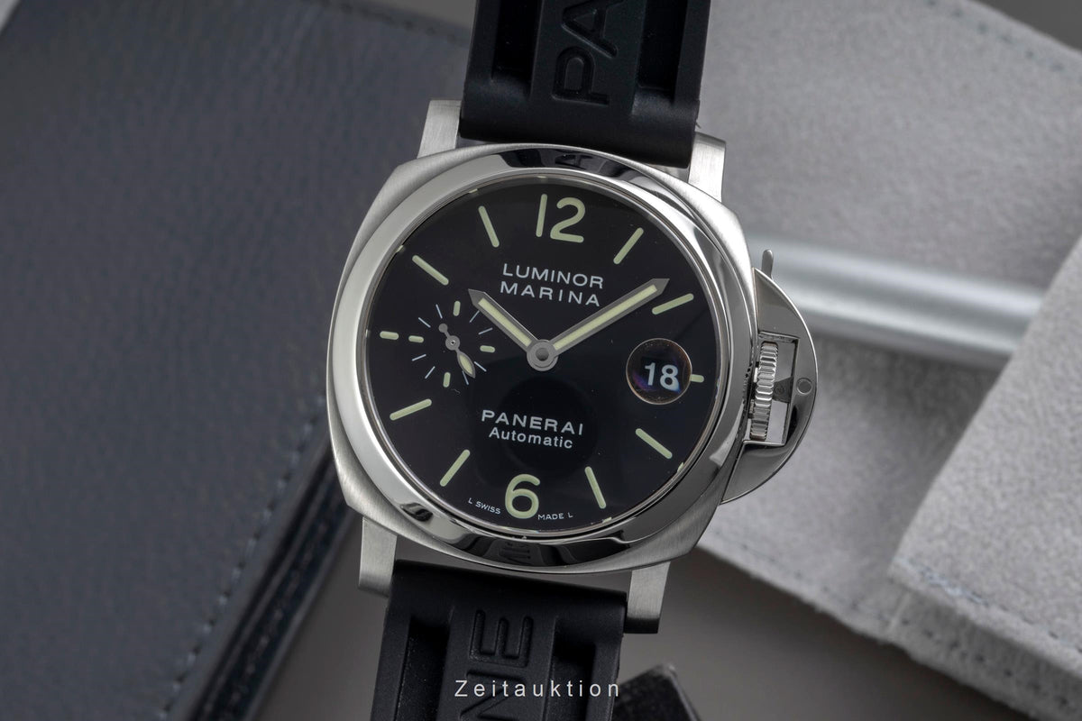 Panerai Luminor Marina Stahl Automatik Herrenuhr Ref. PAM00048 B&P 2007 [2605812]
