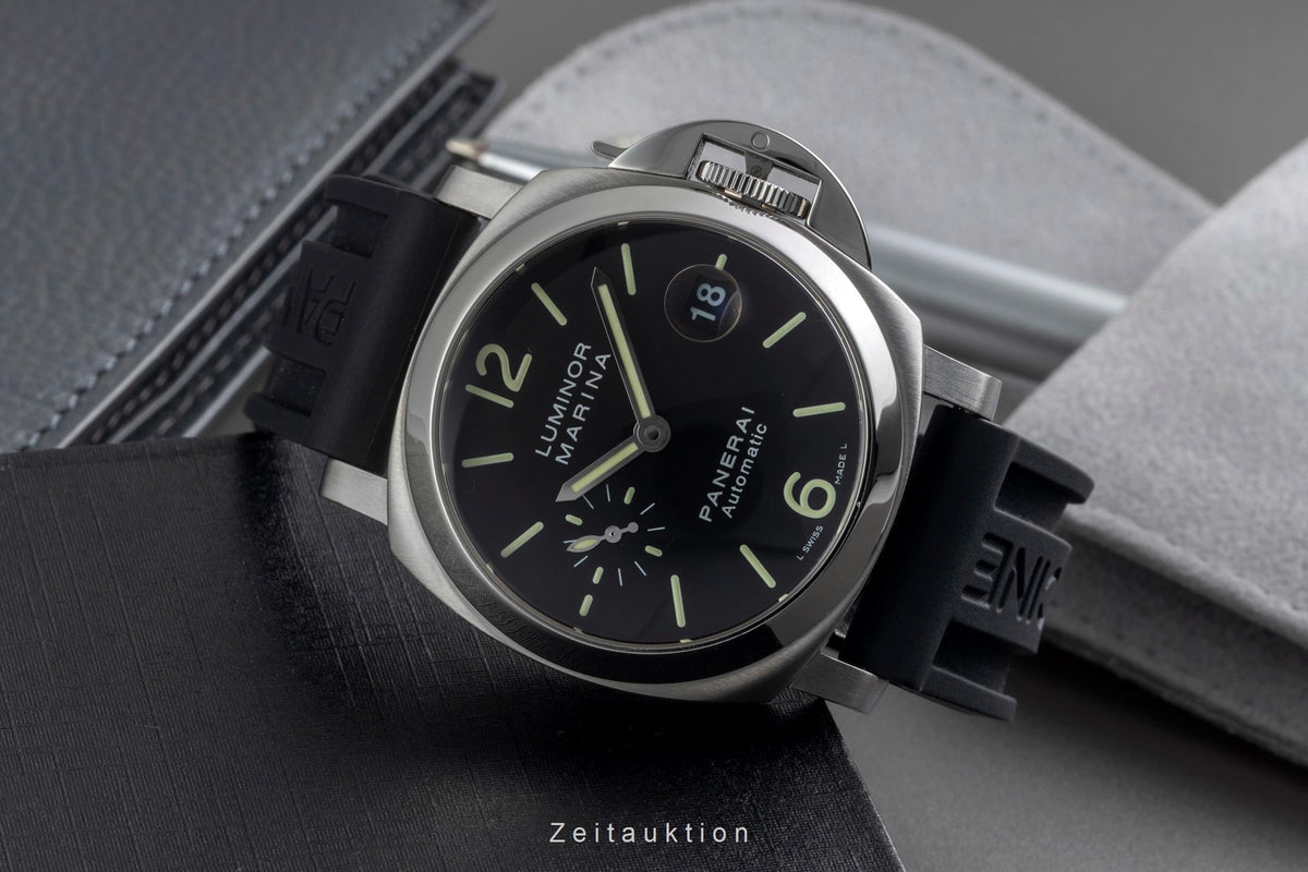 Panerai Luminor Marina Stahl Automatik Herrenuhr Ref. PAM00048 B&P 2007 [2605812]