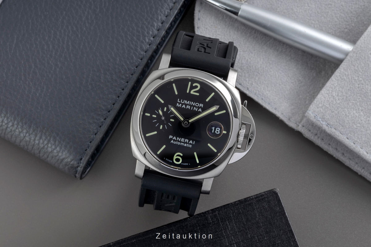 Panerai Luminor Marina Stahl Automatik Herrenuhr Ref. PAM00048 B&P 2007 [2605812]