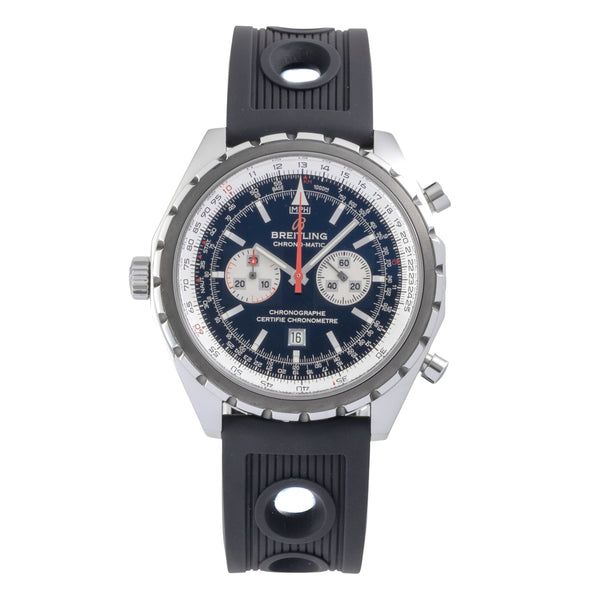 Breitling Chrono-Matic chronograph steel automatic men's watch A41360  [2605816]