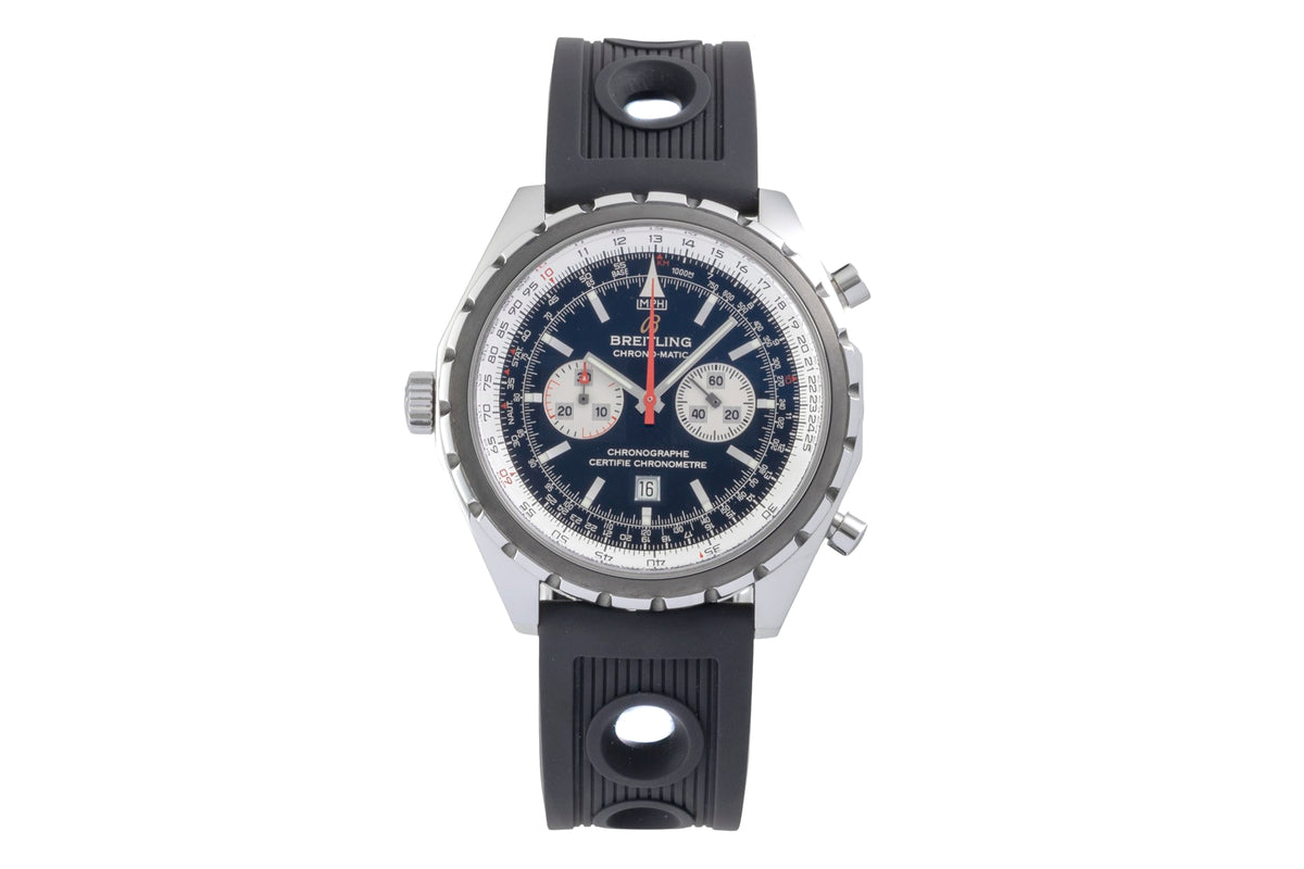 Breitling Chrono-Matic chronograph steel automatic men's watch A41360  [2605816]