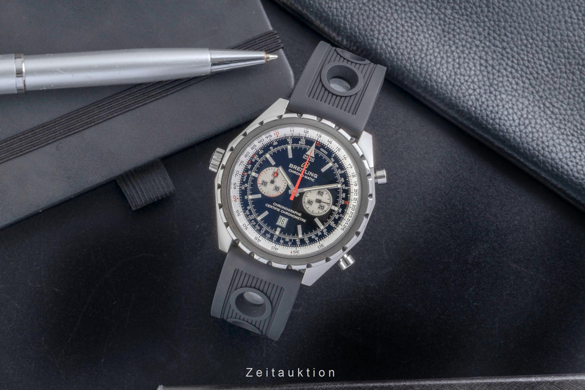 Breitling Chrono-Matic chronograph steel automatic men's watch A41360  [2605816]