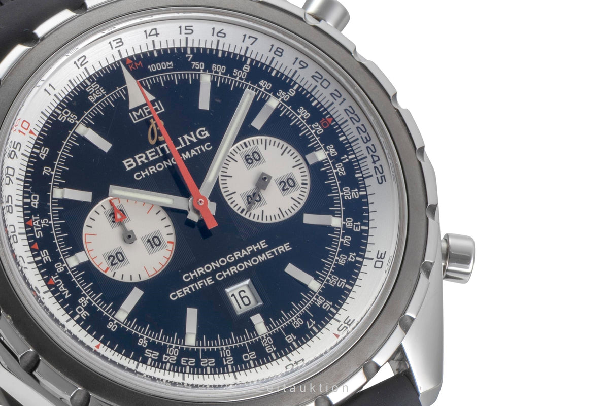 Breitling Chrono-Matic chronograph steel automatic men's watch A41360  [2605816]