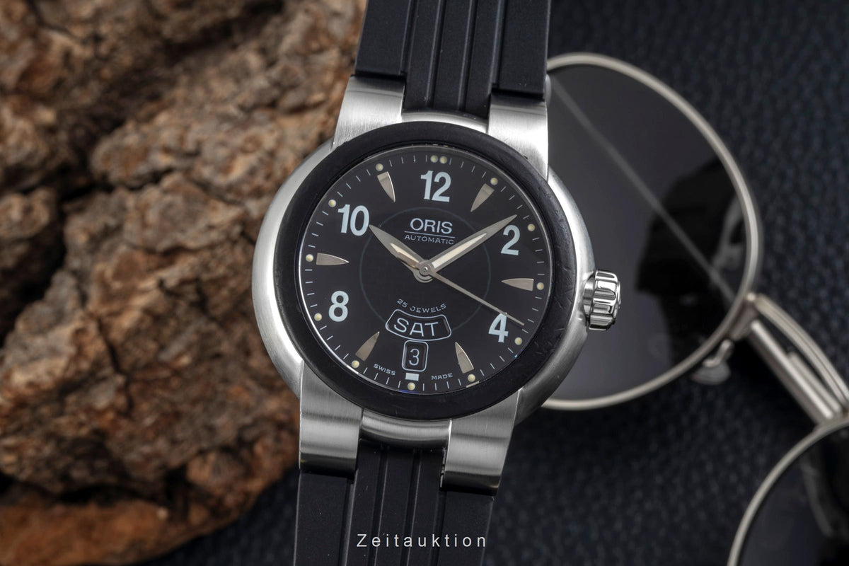 Oris TT1 acier automatique montre pour hommes 01 635 7518 4464-07 4 24 14  [2605820]