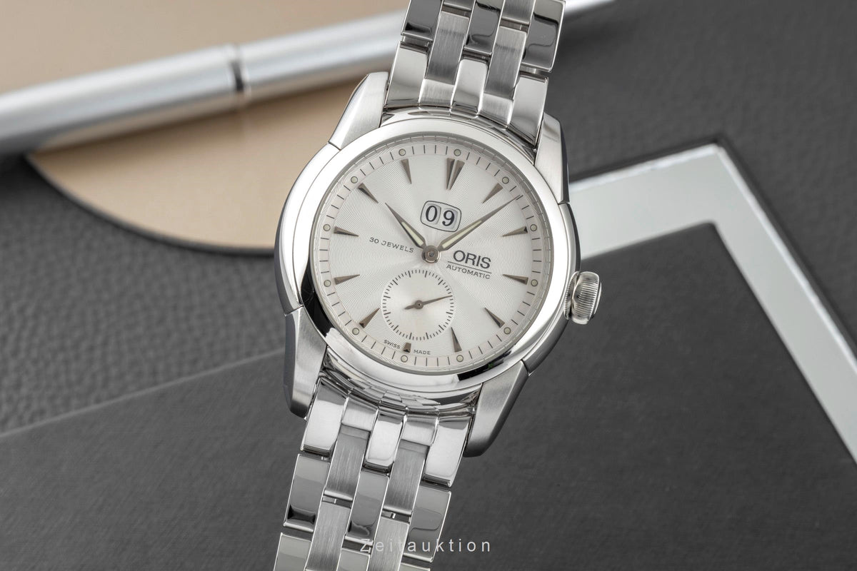 Oris Artelier acero automático reloj para caballeros 665 7549 4051 LS  [2605822]