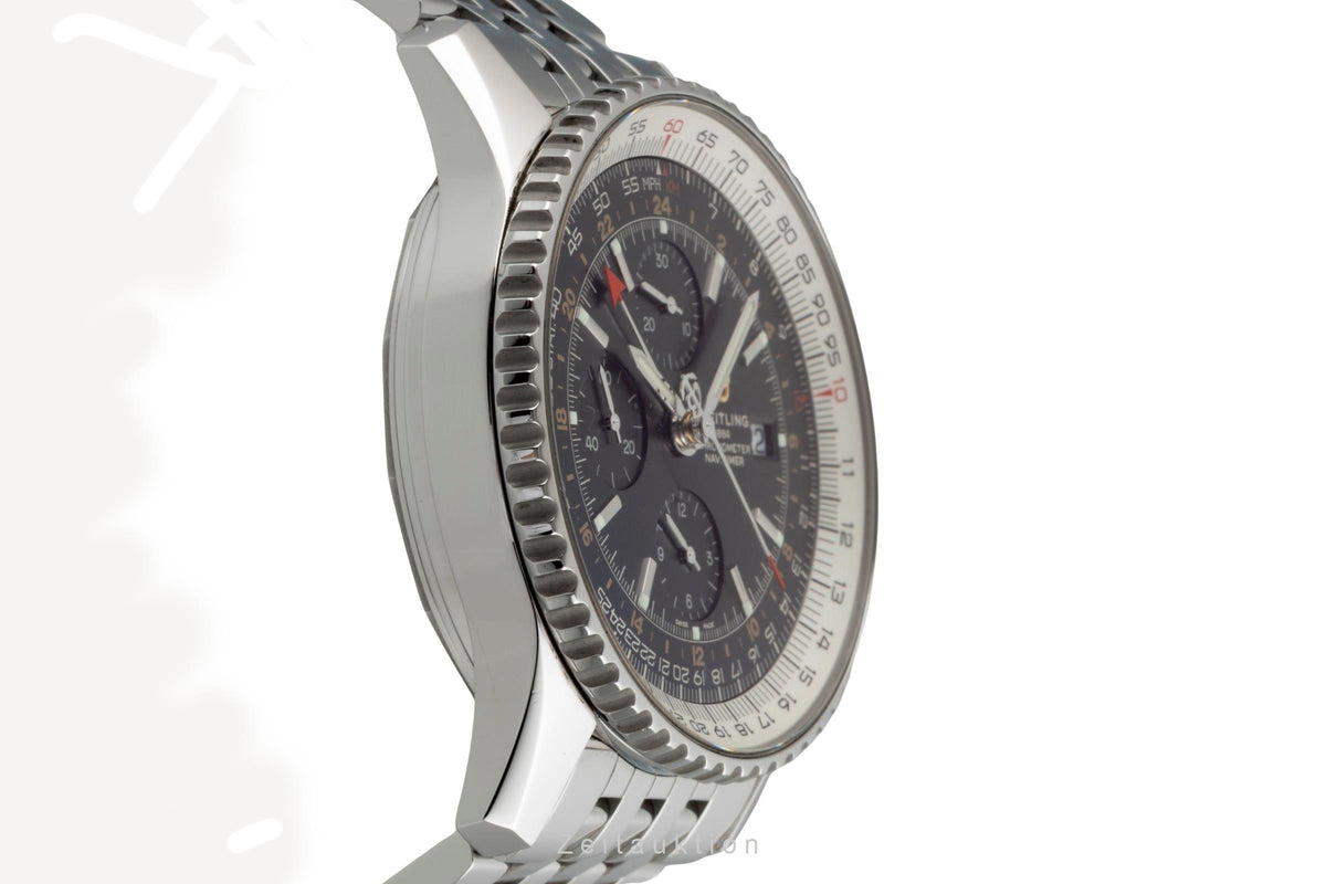 Breitling Navitimer GMT acier automatique montre pour hommes A24322121B2A1  [2605826]