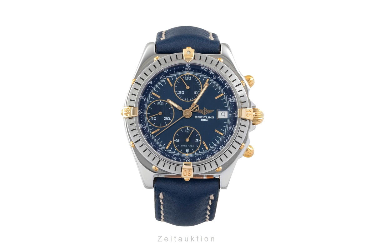 Breitling Chronomat chronographe acier / or  automatique montre pour hommes B13047  [2605829]