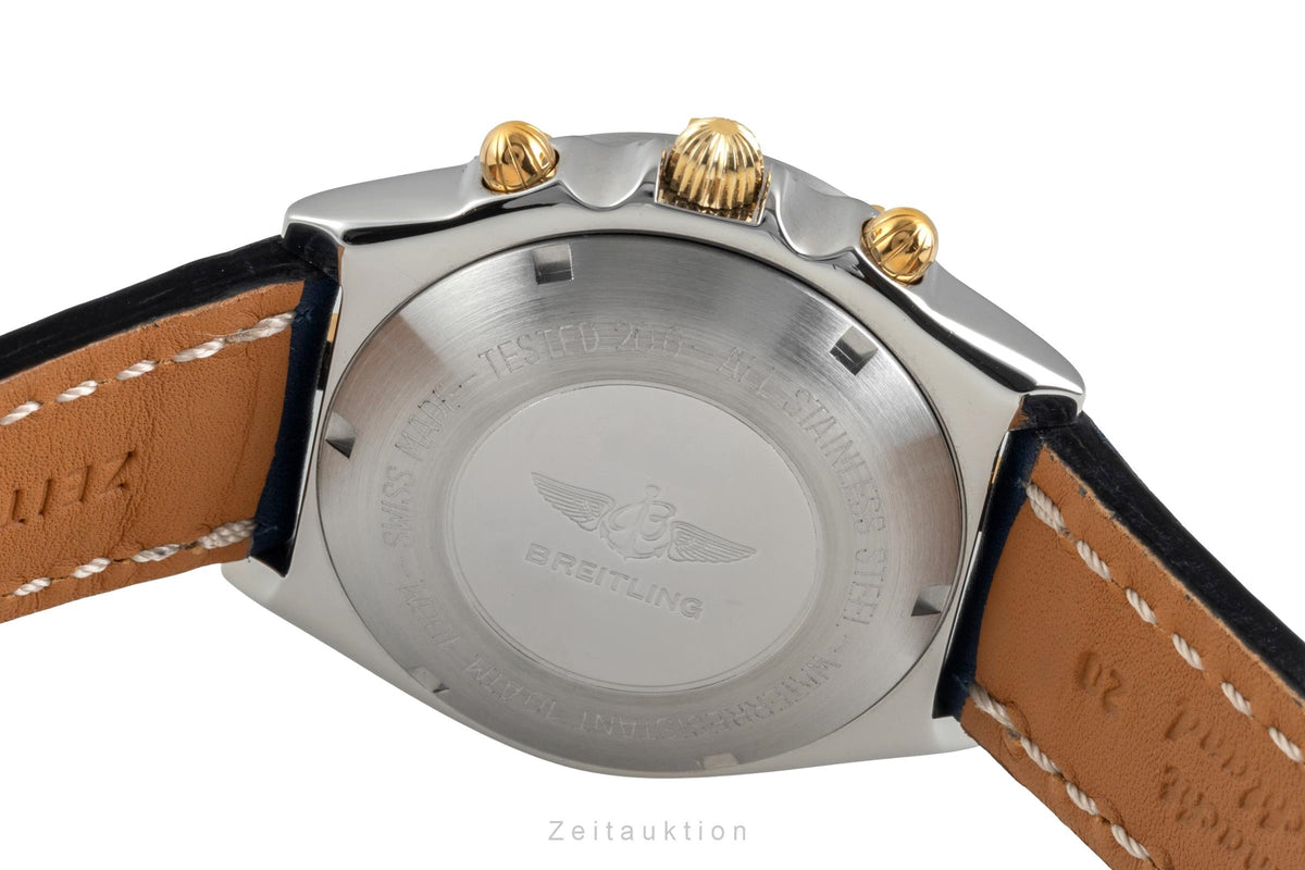 Breitling Chronomat chronographe acier / or  automatique montre pour hommes B13047  [2605829]