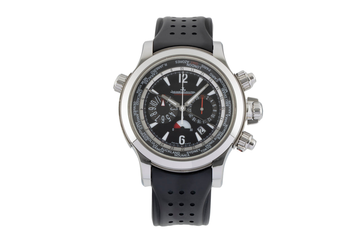 Jaeger LeCoultre Master Compressor chronograph steel automatic men's watch Q1768470,  150.8.22  [2605831]