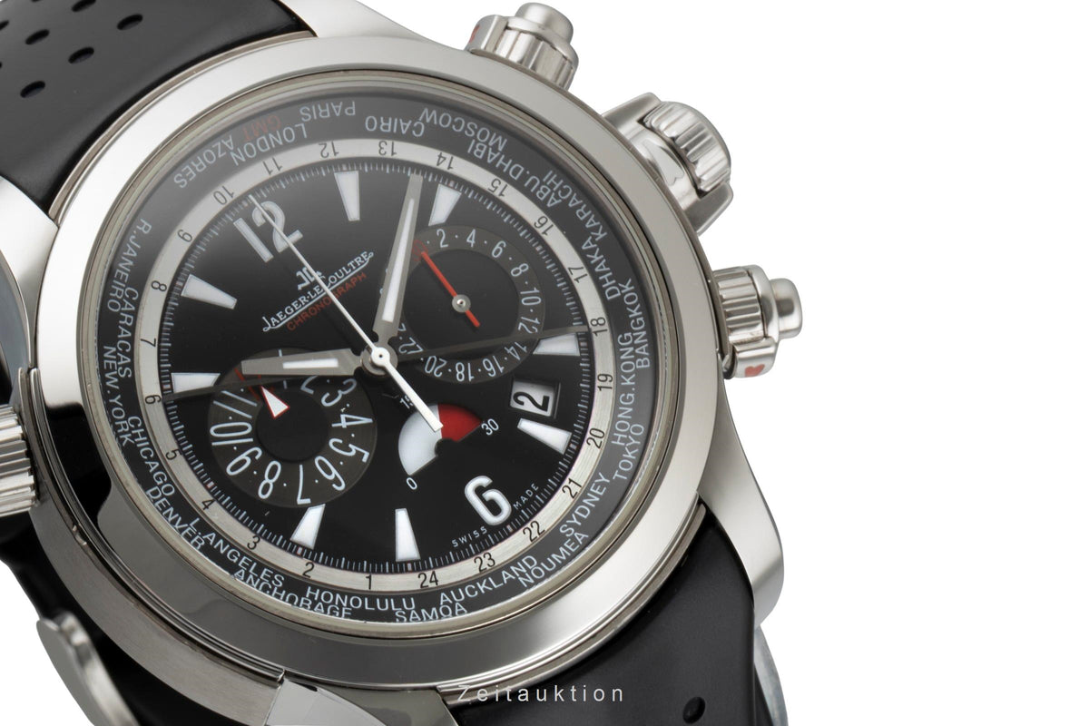 Jaeger LeCoultre Master Compressor Chronograph Stahl / Titan Q1768470 B&P 2007 [2605831]