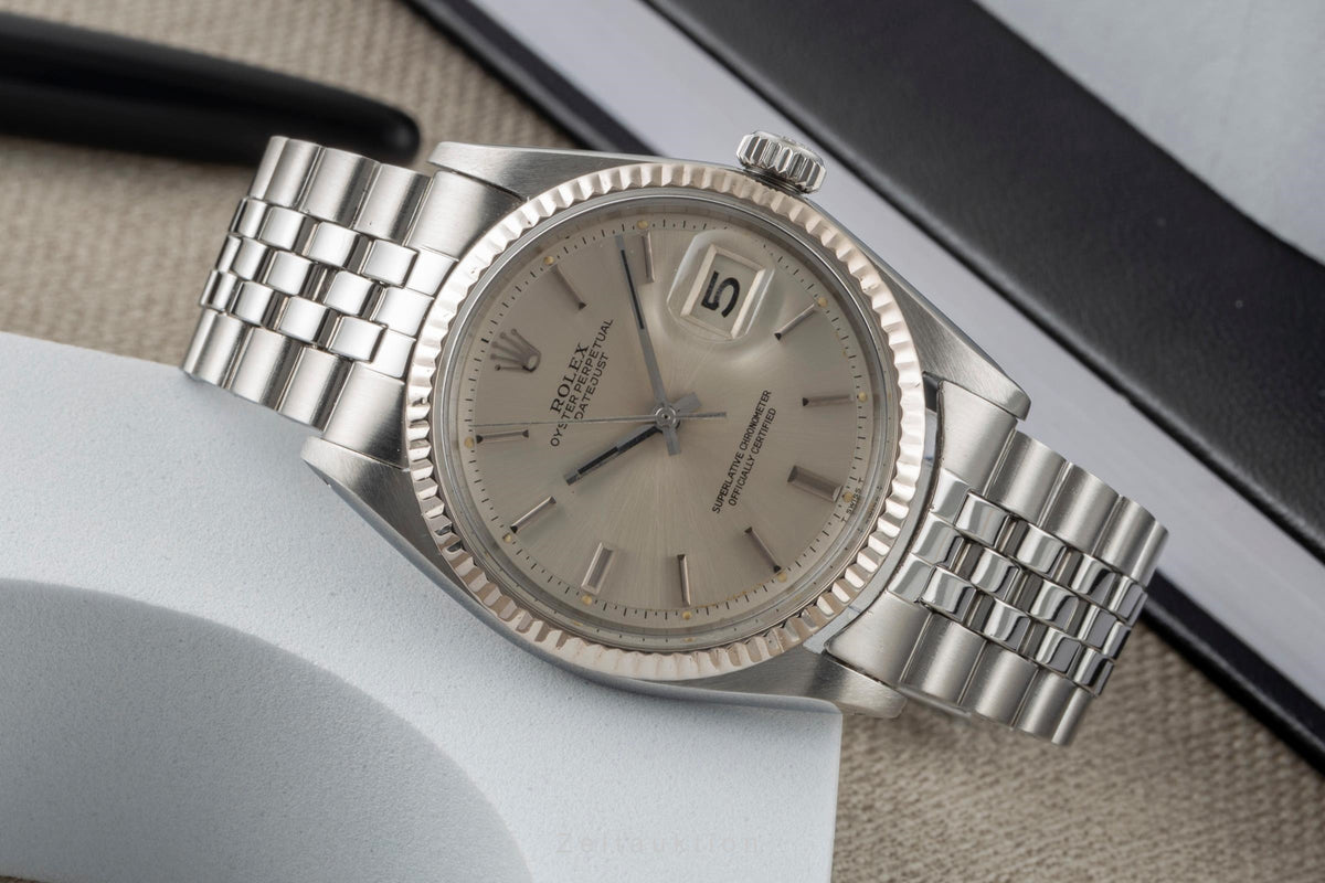 Rolex Datejust acero / oro automático reloj para caballeros 1601 Vintage  [2605832]