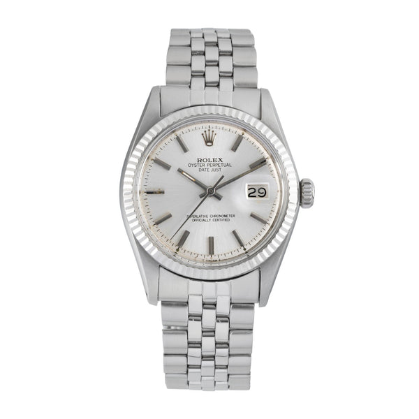 Rolex Datejust acero / oro automático reloj para caballeros 1601 Vintage  [2605833]