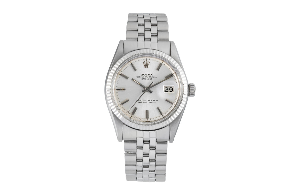 Rolex Datejust acier / or  automatique montre pour hommes 1601 Vintage  [2605833]