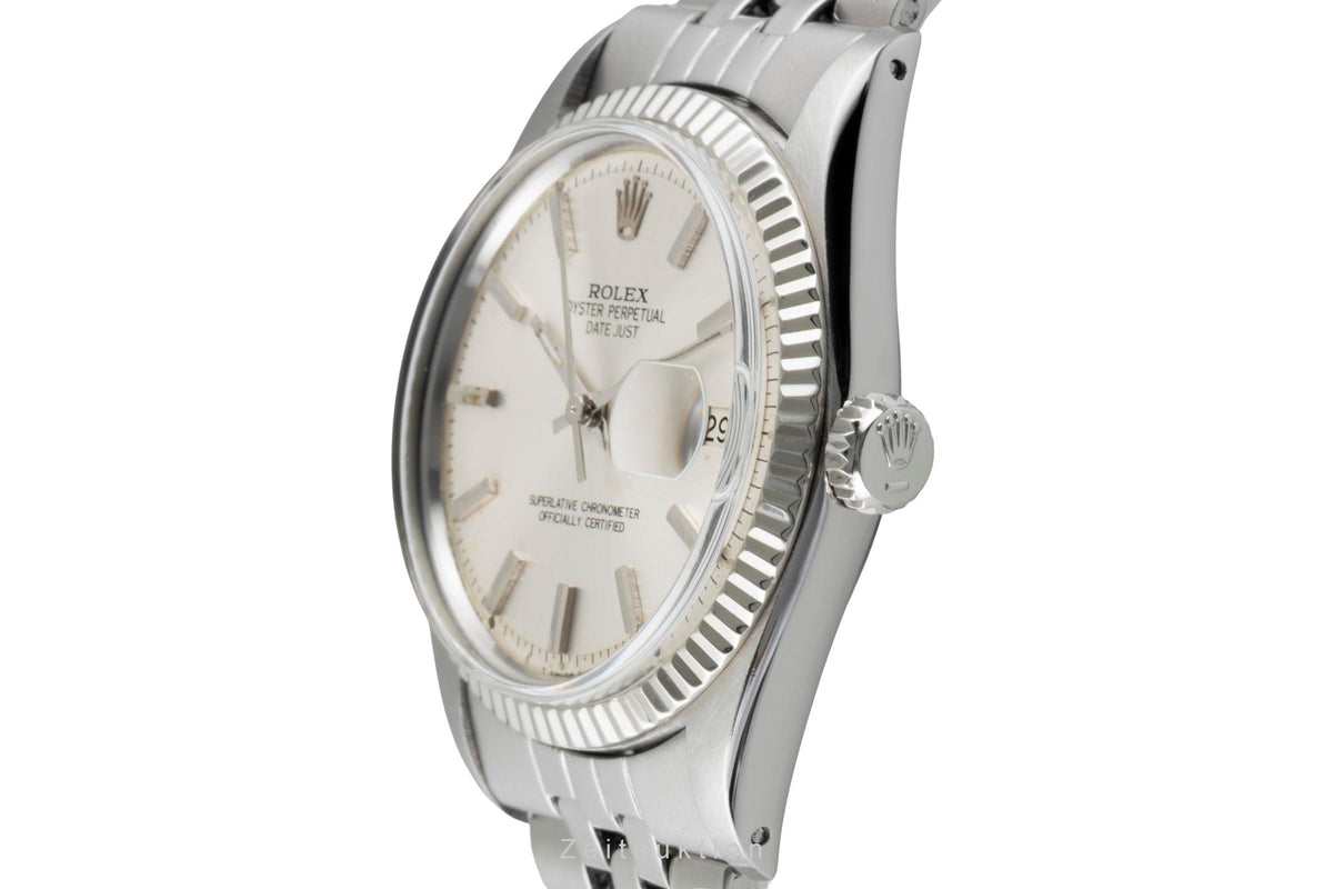 Rolex Datejust acero / oro automático reloj para caballeros 1601 Vintage  [2605833]