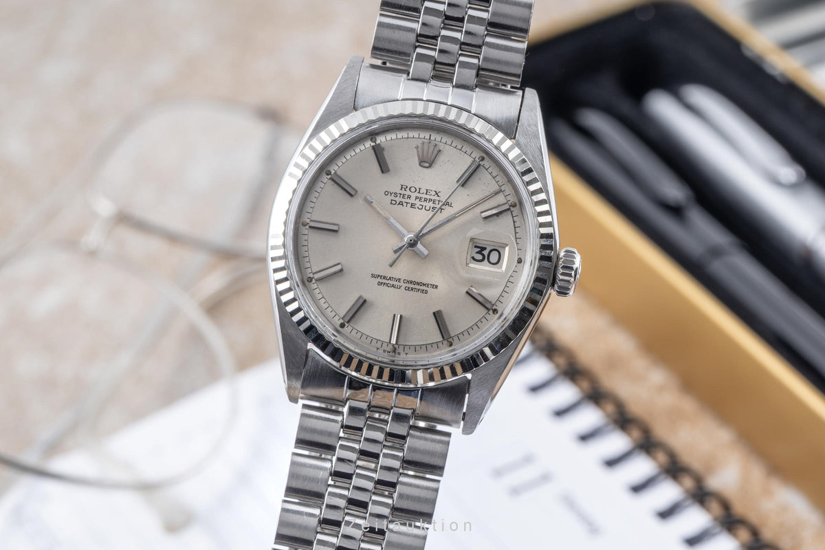 Rolex Datejust steel / gold automatic men's watch 1601 Vintage  [2605834]