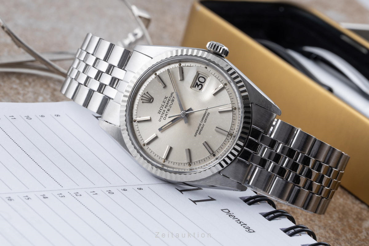 Rolex Datejust steel / gold automatic men's watch 1601 Vintage  [2605834]