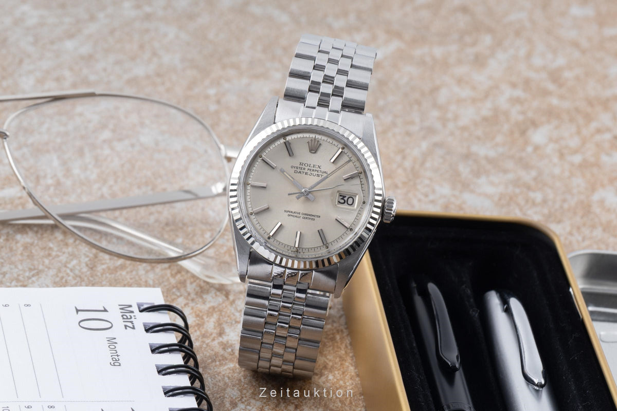 Rolex Datejust steel / gold automatic men's watch 1601 Vintage  [2605834]