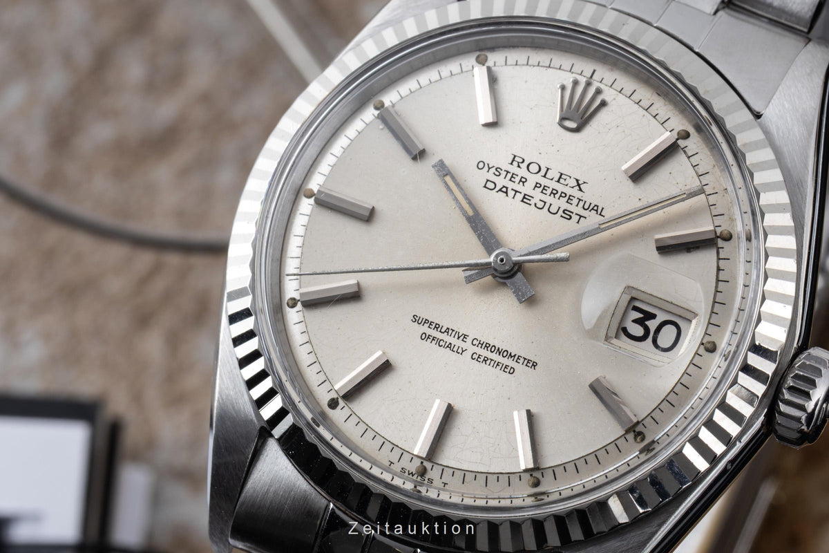 Rolex Datejust steel / gold automatic men's watch 1601 Vintage  [2605834]