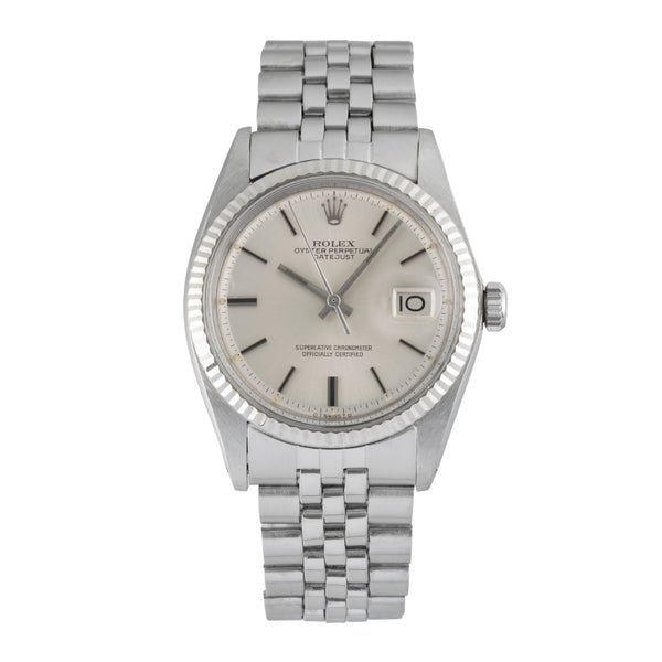 Rolex Datejust acero / oro automático reloj para caballeros 1601 Vintage  [2605835]