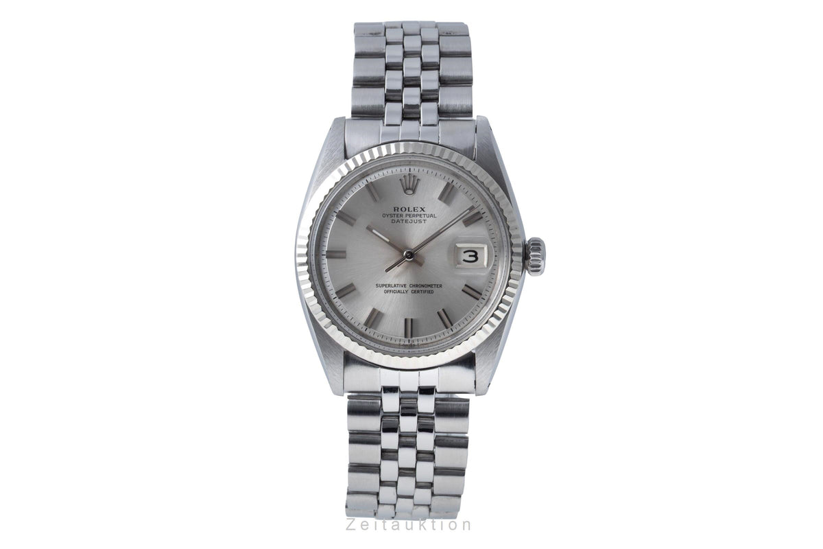 Rolex Datejust acero / oro blanco automático reloj para caballeros 1601 Vintage  [2605836]