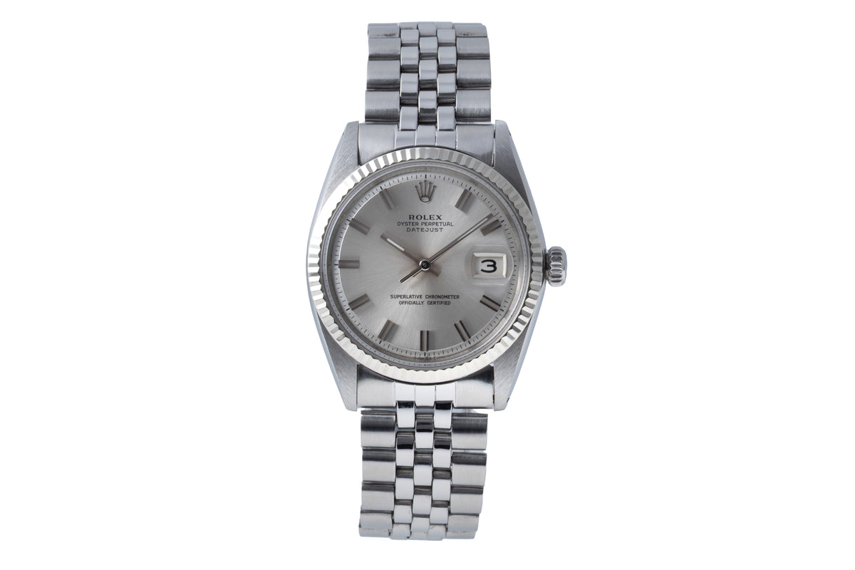 Rolex Datejust steel / white gold automatic men's watch 1601 Vintage  [2605836]