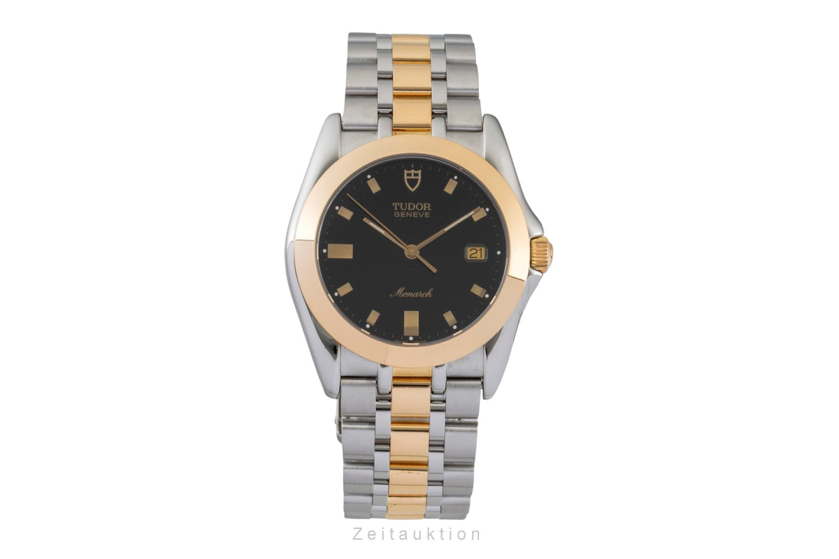 Tudor Monarch acier / or  quartz montre pour hommes 15623  [2605838]