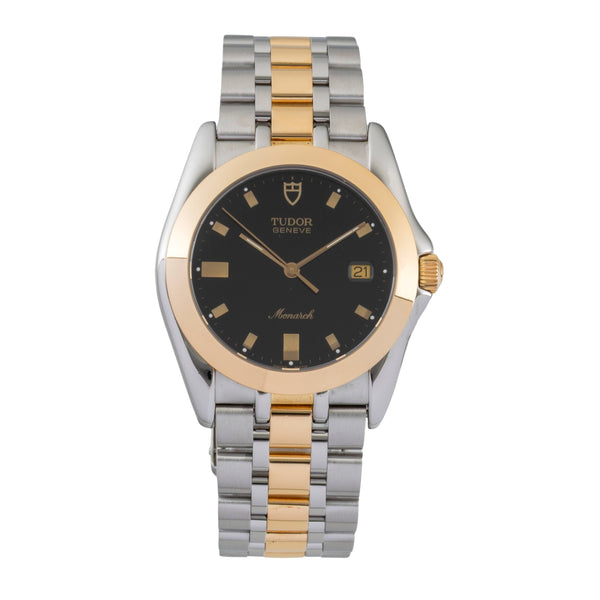 Tudor Monarch acier / or  quartz montre pour hommes 15623  [2605838]