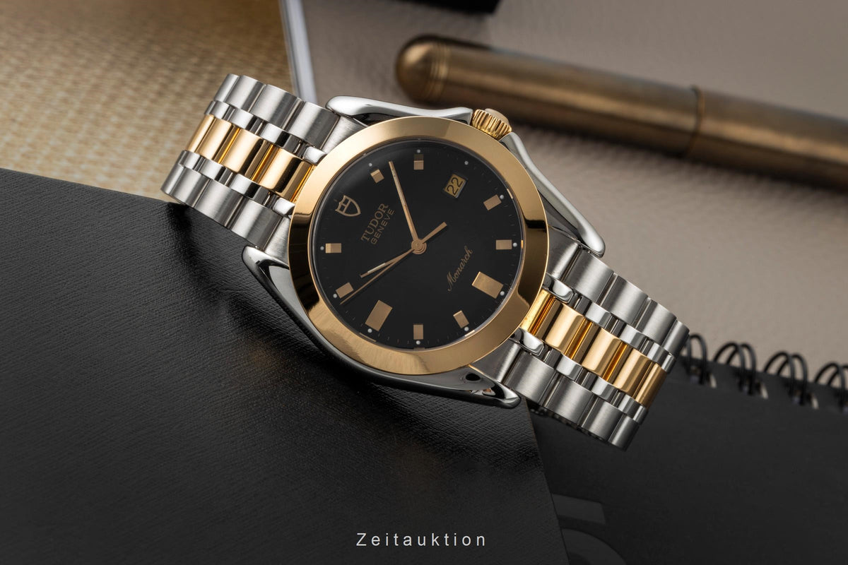 Tudor Monarch acier / or  quartz montre pour hommes 15623  [2605838]