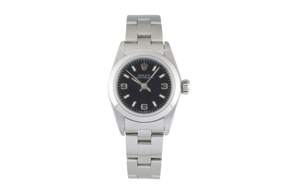 Rolex Oyster Perpetual steel automatic women's watch 67180  [2605840]