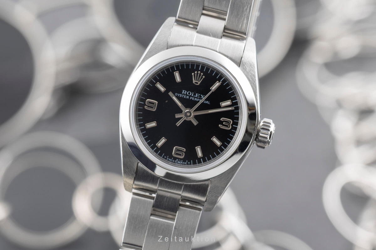 Rolex Oyster Perpetual acero automático reloj para damas  67180  [2605840]