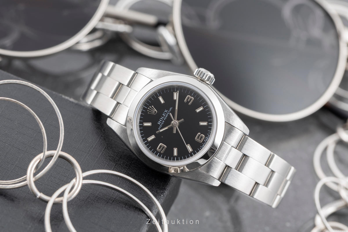 Rolex Oyster Perpetual acero automático reloj para damas  67180  [2605840]